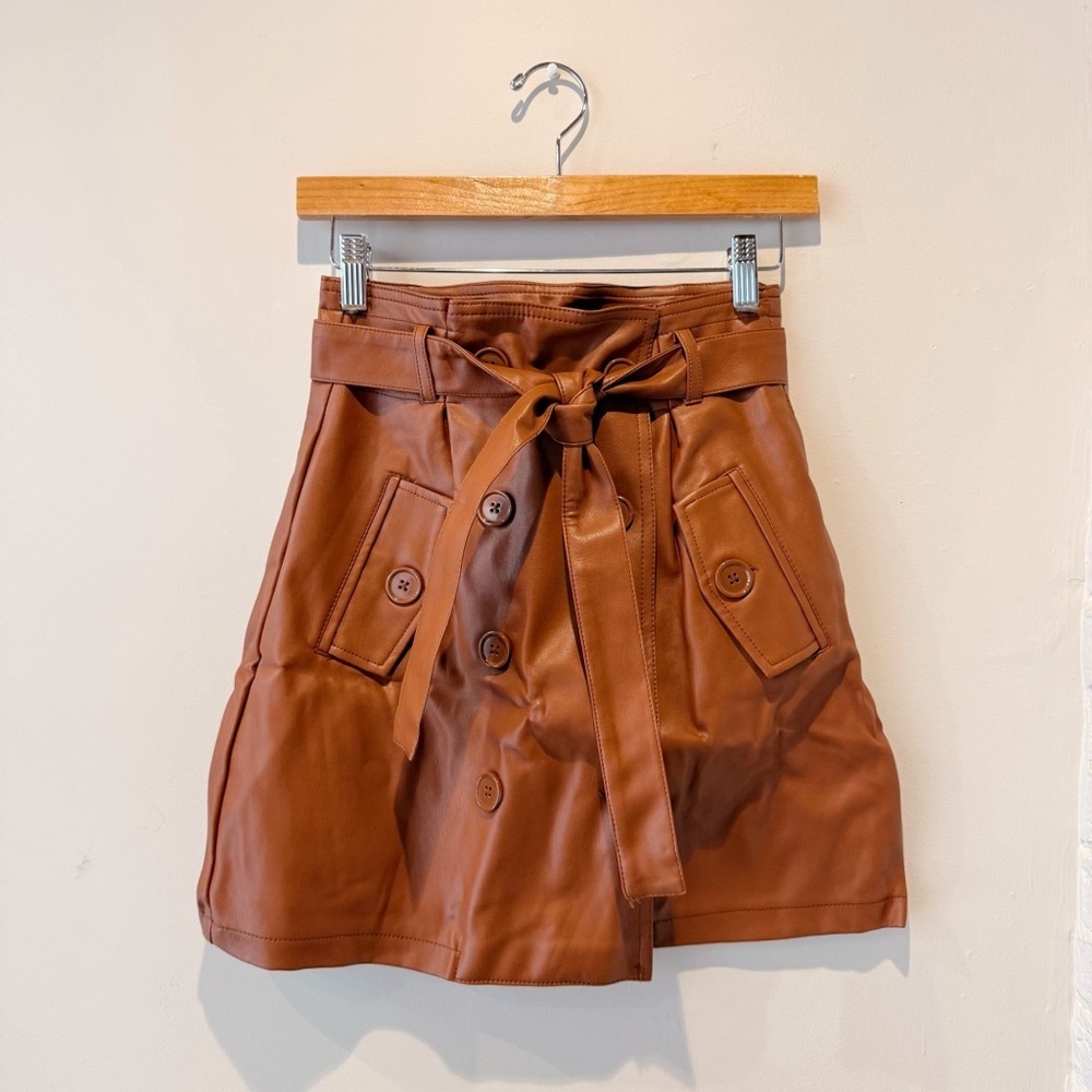 Forever 21 Faux Leather Mini Skirt